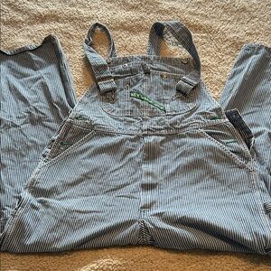 Key Classic Striped Overalls